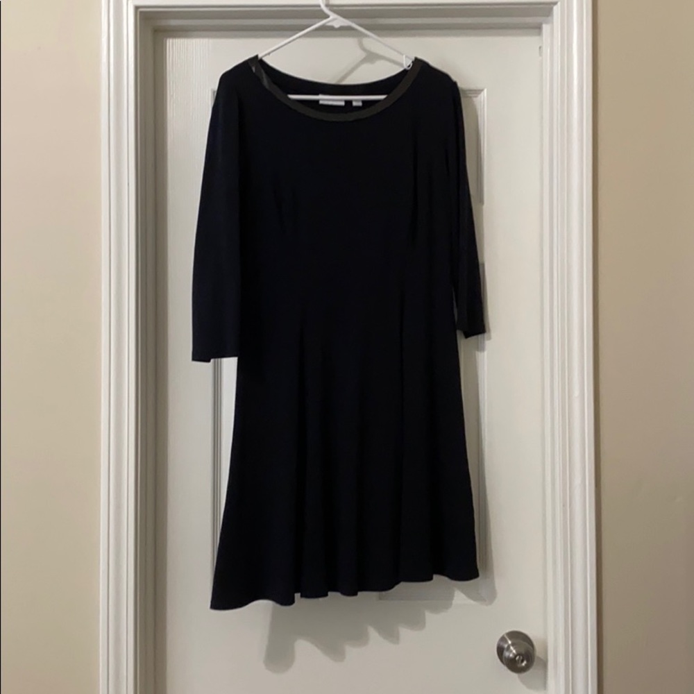 Black skater dress